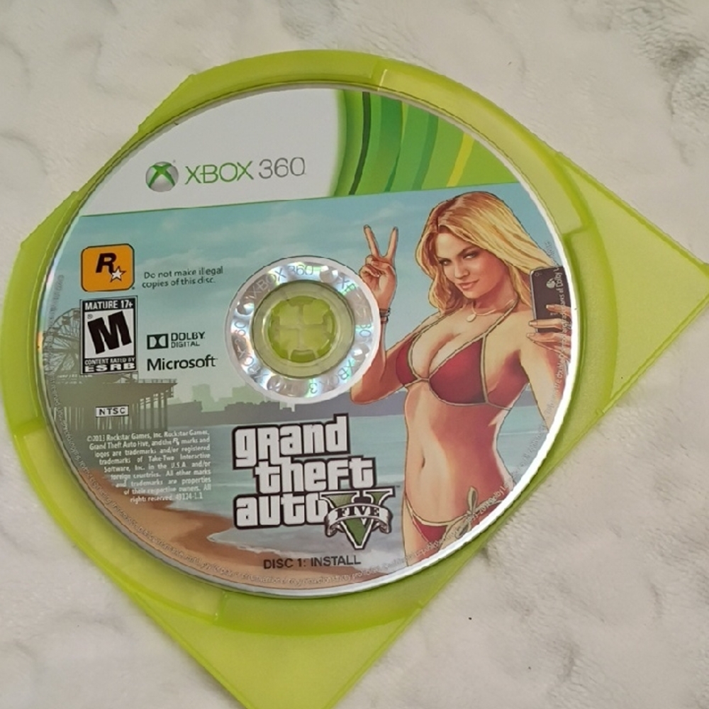 Xbox 360 Grand Theft Auto Disc 1: Install
